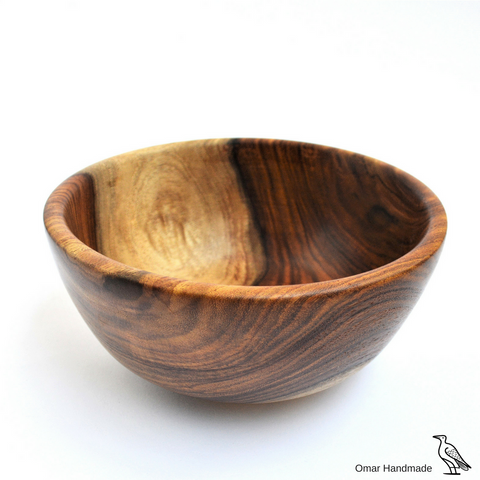 one-of-a-kind Wooden fruit bowl