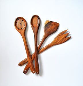 Rosewood Kitchen spoons set 4 pieces