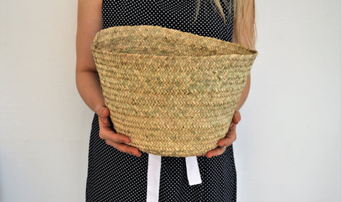 Palm leaf basket, Vegetables storage basket