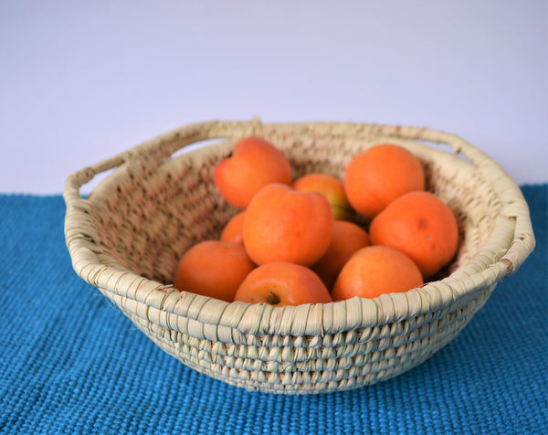 Woven fruit bowl