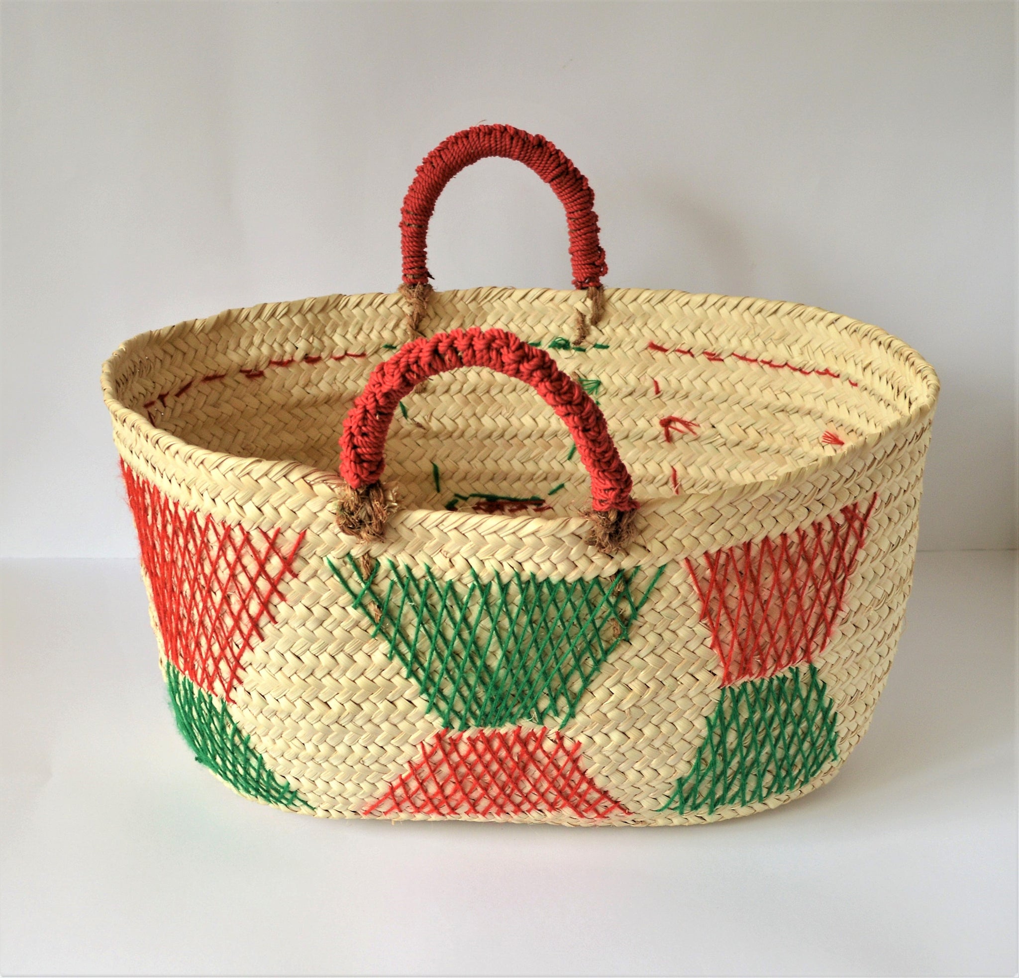 Woven fresh market bag, Wahat wicker summer bag