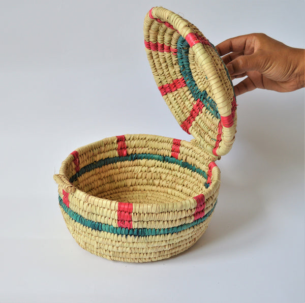Hand woven basket, Nomad decor