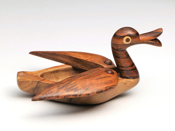 Wooden duck Ring Box /  Child Toy