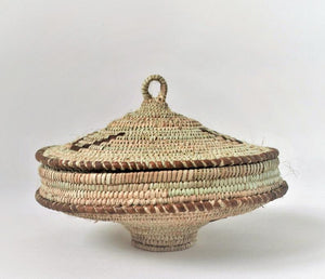 Fine woven African basket