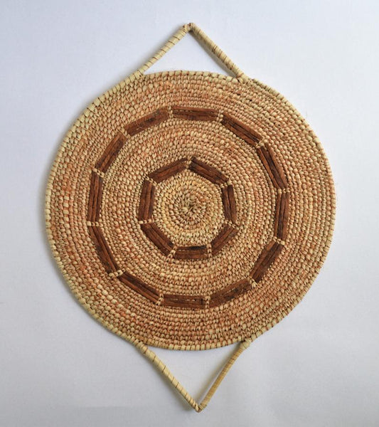 Tribal Moroccan style wall basket Rustic