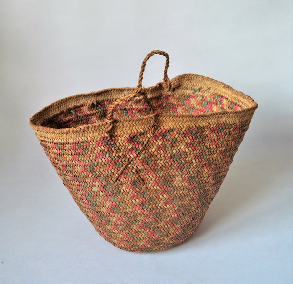 Rustic decor basket, Vintage African baskets