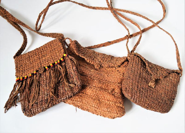 Tribal leather bag handmade in Shalateen Egypt